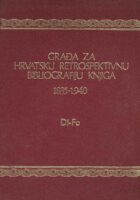 Građa za hrvatsku retrospektivnu bibliografiju knjiga, Di-Fo