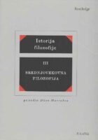 Istorija filozofije, sv. III. - Srednjovekovna filozofija
