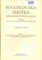 Bogoslovska smotra, god. XXIV./1936.