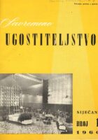 Savremeno ugostiteljstvo, god. 1960