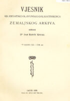Vjesnik Kr. hrvatsko-slavonsko-dalmatinskoga zemaljskog arkiva