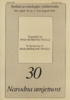 Narodna umjetnost knjiga 30/1993
