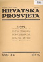 Hrvatska prosvjeta, godište 1928.