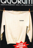 Quorum, br. 3/1999