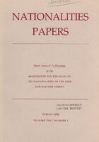 Nationalities Papers, Vol. XIII/Number 1, Spring 1985