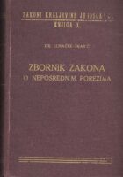 Zbornik zakona o neposrednim porezima
