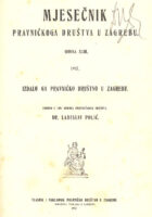 Mjesečnik pravničkoga družtva u Zagrebu, godina XXIX