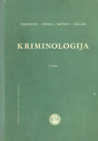 Kriminologija, I dio