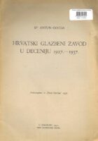 Hrvatski glazbeni zavod u deceniju 1927