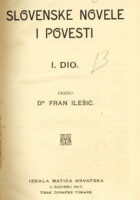 Slovenske novele i povesti, I. dio
