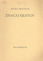 Značaj Kristov
