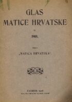 Glas Matice hrvatske III./1908.