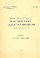 Starokršćanska i bizantska umjetnost