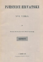 Pjesnici hrvatski XVI. vieka (reprint)