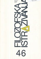 Filozofska istraživanja 46/1992