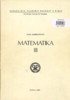 Matematika III