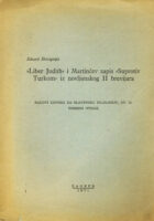 Liber Judith i Martinčev zapis Suprotiv Turkom