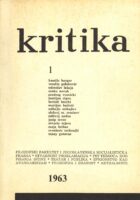 Kritika (broj 1, 1963)
