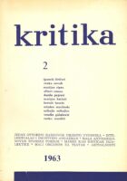 Kritika (broj 2, 1963)