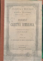 Poviest carstva rimskoga. Drugi dio.Od Pertinaxa do smrti Theodosijeve