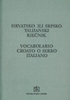 Hrvatsko ili srpsko talijanski rječnik