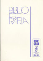 Bibliografija 1954-1973