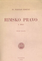 Rimsko pravo, prvi svezak