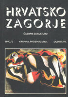 Hrvatsko Zagorje: časopis za kulturu, 2/2001
