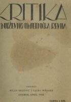 Kritika: književno umjetnička revija, 4/1922