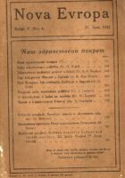 Nova Evropa 6/1922