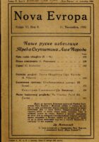 Nova Evropa 8/1922
