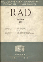 Rad JAZU, knjiga 288/1952
