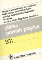 Propisi o preuzimanju ili stavljanju izvan snage saveznih zakona...