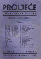 Proljeće: omladinska glazba, 2/1940-1941