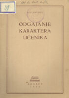 Odgajanje karaktera učenika