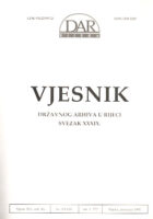 Vjesnik Državnog arhiva u Rijeci, sv. XXXIX
