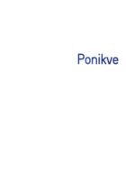 Ponikve 1960-2010