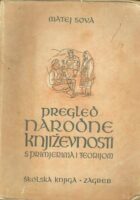 Pregled narodne književnosti s primjerima i teorijom