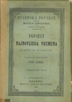 Poviest najnovijega vremena od godine 1815. do godine 1878.