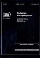 Collegium Antropologicum, 4/2009