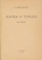 Nauka o toplini, dio drugi