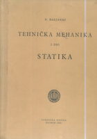 Tehnička mehanika, I. dio: statika