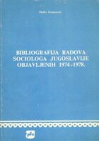 Bibliografija radova sociologa Jugoslavije 1974-1978
