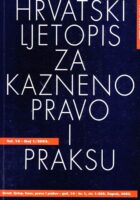 Hrvatski ljetopis za kazneno pravo i praksu, 1/2003