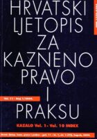 Hrvatski ljetopis za kazneno pravo i praksu, 1/2004