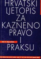 Hrvatski ljetopis za kazneno pravo i praksu, 2/2004