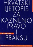 Hrvatski ljetopis za kazneno pravo i praksu, 1/2002
