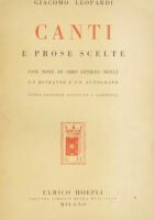 Canti: E prose scelte