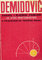 Zadaci i riješeni primjeri iz više matematike