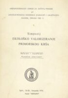 Ekološko valoriziranje primorskog krša - simpozij